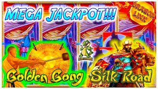 MEGA JACKPOT HANDPAY! $2 DENOM EPIC SLOT SESSION! Dragon Link Golden Gong VS Silk Road