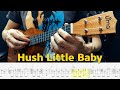 Ukulele Lullabies for babies. Hush Little Baby. Tabs included