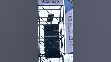 Rainproof dual 15 active  line array, undergoing heavy rain. No need rain over.