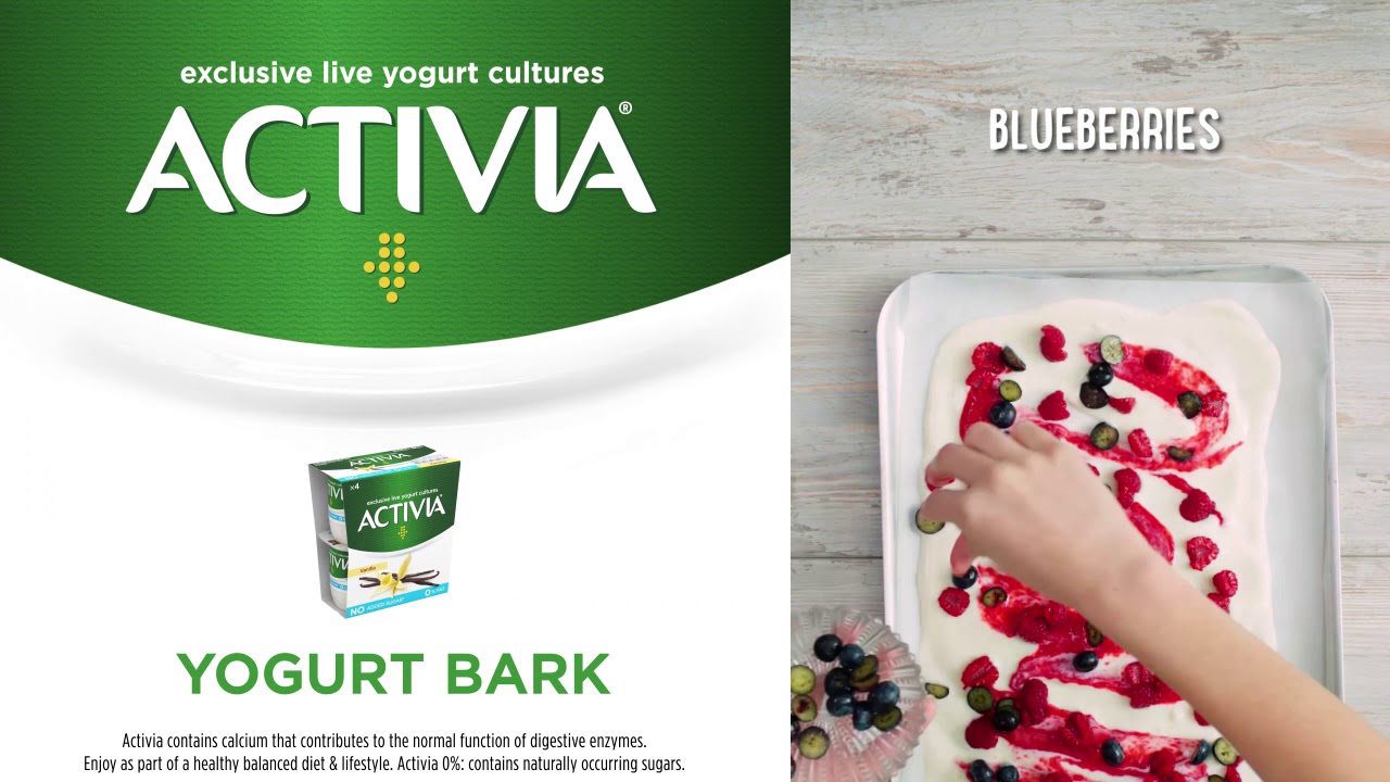 Activia Yogurt Bark recipe YouTube