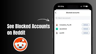 How to See Blocked Accounts on Reddit? 