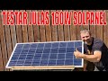 Solpanel från JULA 160W -- SVERIGES BILLIGASTE ?? --  SOLARPANEL 160W TEST