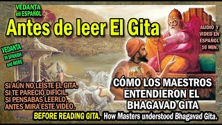 ANTES DE LEER EL GITA