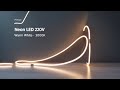 Неон світлодіодний 220V теплий білий | Комплект 1 метр з адаптером | Dvorik Led