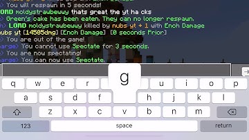 hacking in mineplex cake wars USER: nubs yt