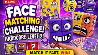 Cognitive Speed Test: Extreme Face Matching Logic & Spatial Puzzle I LIVE 🔴 screenshot 5