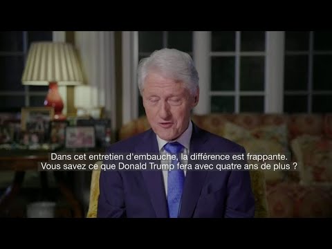 MESSAGE DU PRESIDENT BILL CLINTON