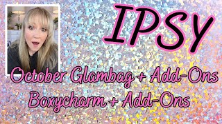 IPSY October Glambag & Boxycharm  BOTH with Add-Ons