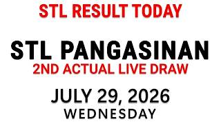STL Pangasinan Result Today July 29 2026 - 2nd draw STL 5pm Live