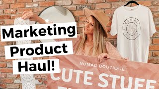 Marketing Product Haul! | 7 MARKETING PRODUCTS TO GROW YOUR BUSINESS!