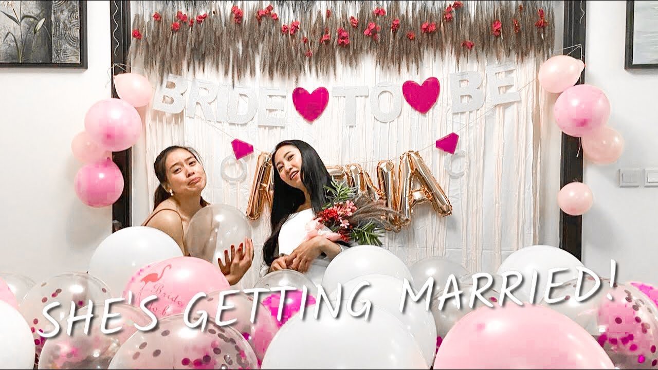 The Surprise Bridal Shower IT'S A SUCCESS! JOMAI YouTube