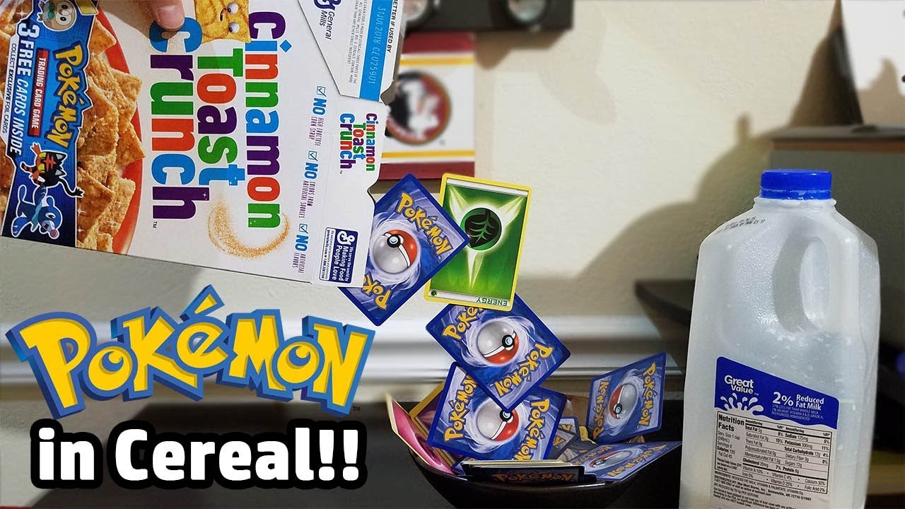 POKEMON CARDS IN MY CEREAL?!?! YouTube