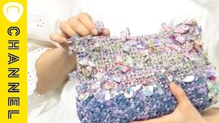 【DIY】リバティの咲き編みポーチ　ころんとかわいくて、ゴージャス☆｜C CHANNEL DIY