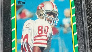 Jerry Rice-ROOKIE CARD GRADED SGC