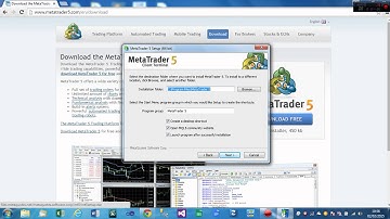 Installing MT5