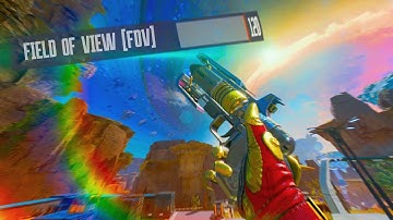 This is 120 FOV in Apex Legends... ( MAX Field of View )