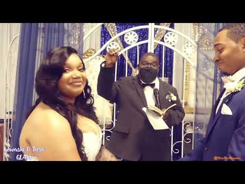 KEWASKI & TIERA GLASS WEDDING CEREMONY !