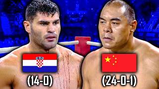 HEAVYWEIGHT WAR!!! Filip Hrgovic (Croatia) vs Zhilei Zhang (China) | Full Fight Highlights