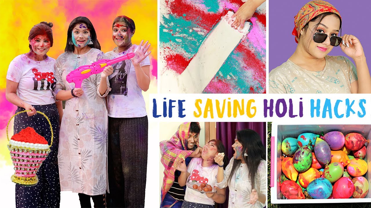 রং খেলার অসাধারণ Life Saving Hacks যা প্রত্যেকের জানা উচিত । Brilliant Life Saving HOLI HACKS