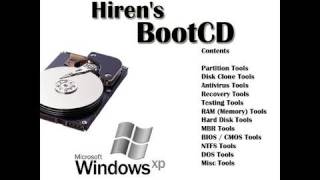 hiren's bootcd file recovery & diagnostic program