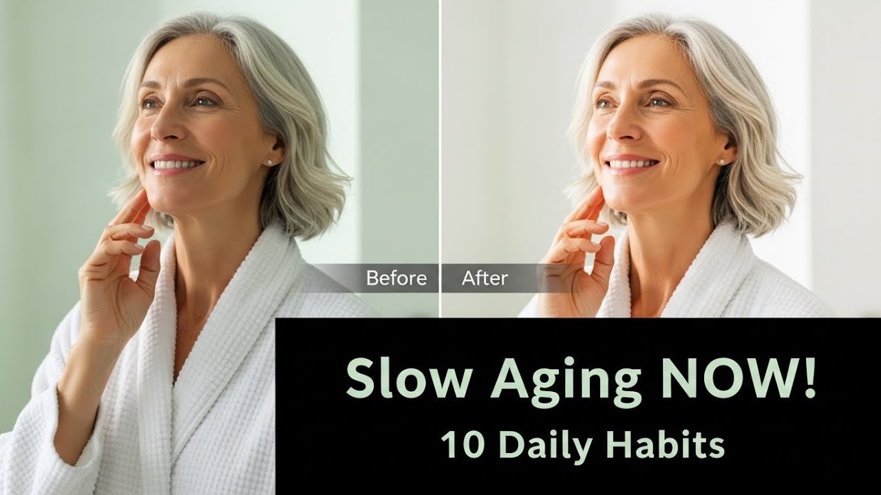 10 Daily Habits That Slow Aging Naturally | Inner & Outer Anti-Aging Lifestyle Tips