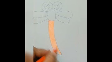 How do you draw a dragonfly easy?How to Draw a Dragonfly, Dragonfly drawing, Easy Dragonfly drawing