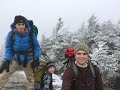 Hiking to Calloway Peak, Grandfather Mountain, NC - Winter 2016