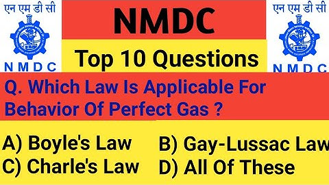 NMDC Model Paper 2021 | Top 10 Thermodynamics Objective Questions And Answer For All Exam - Part 117