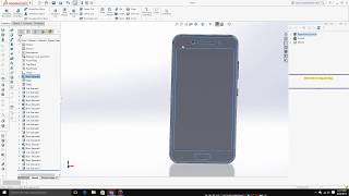 Smartphone design in solidworks