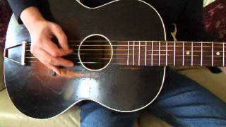 Very Rare Vintage Acoustic Slide Guitar 1920's - 1930's ?