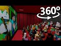 Minecraft 360° - Cinema Hall (Minecraft Animation)4K/VR
