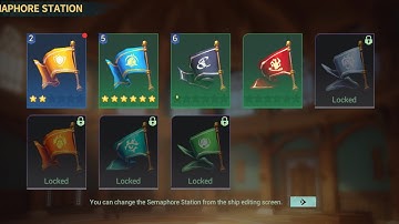 Prt 2. Double Ship Order ( Trinket ) Semaphore Station ( 2x same type ship )  Sea of Conquest - SOC 