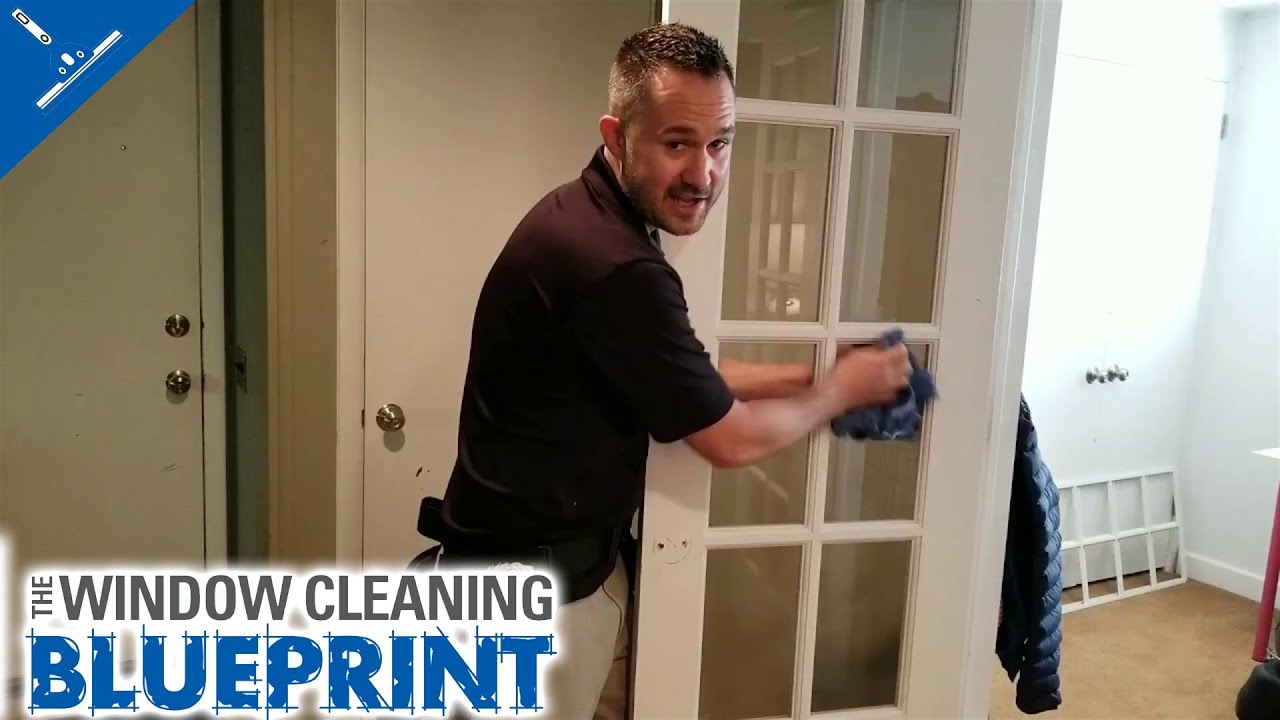 How To Clean French Pane Windows With Surgical Towels And Microfibers