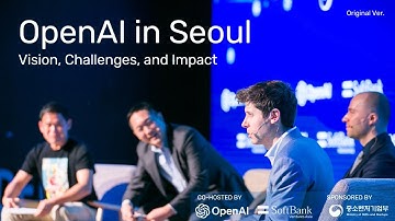 OpenAI Sam Altman & Greg Brockman: Fireside Chat in Seoul, Korea | SoftBank Ventures Asia