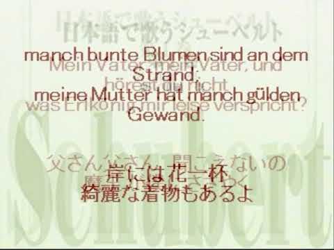 Schubert D328 Erlkönig  魔王　日本語訳詞