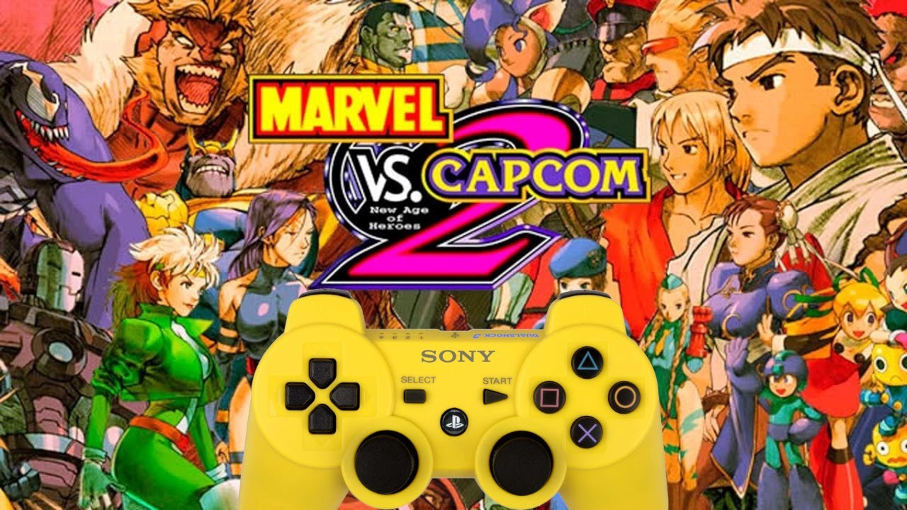 Jogo Patch De Luta Marvel Vs Capcom 2 Play2 Playstation 2