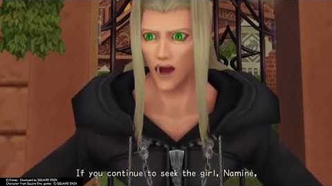 Kingdom Hearts Re:Chain of Memories (PS4) Cutscene #36 Axel kills Vexen