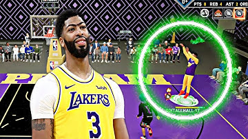 BEST GLITCHY CENTER BUILD 2K22 NEXT GEN IS A PROBLEM (FINISHING, 3PT SHOOTING, STEALS & MORE)