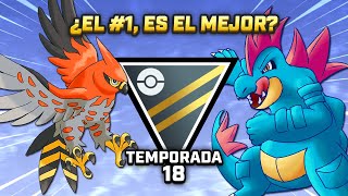 ¡GOZANDO EL EQUIPO TOP 1 SEGÚN PVPOKE en LIGA ULTRA (2500 PC)! - PVP GBL POKEMON GO