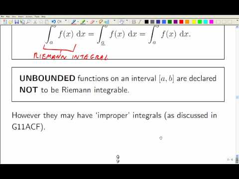 An introduction to Riemann integration - Dr Joel Feinstein