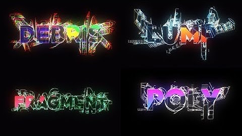 Top After Effects Projects: Polytype Title Opener