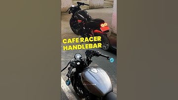 RE Hunter 350 Handle Bar Modification, Hunter 350 Cafe Racer Handlebar
