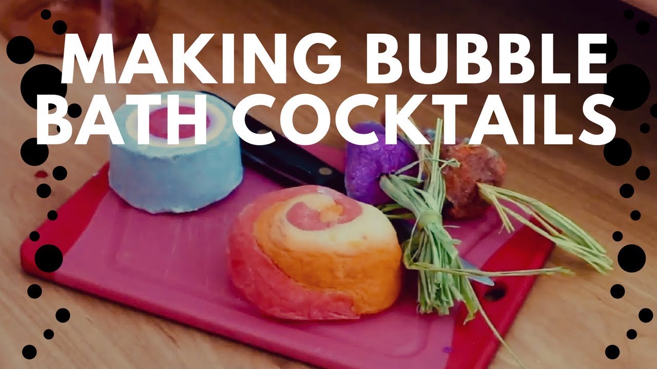 Making a bubble bath cocktails YouTube