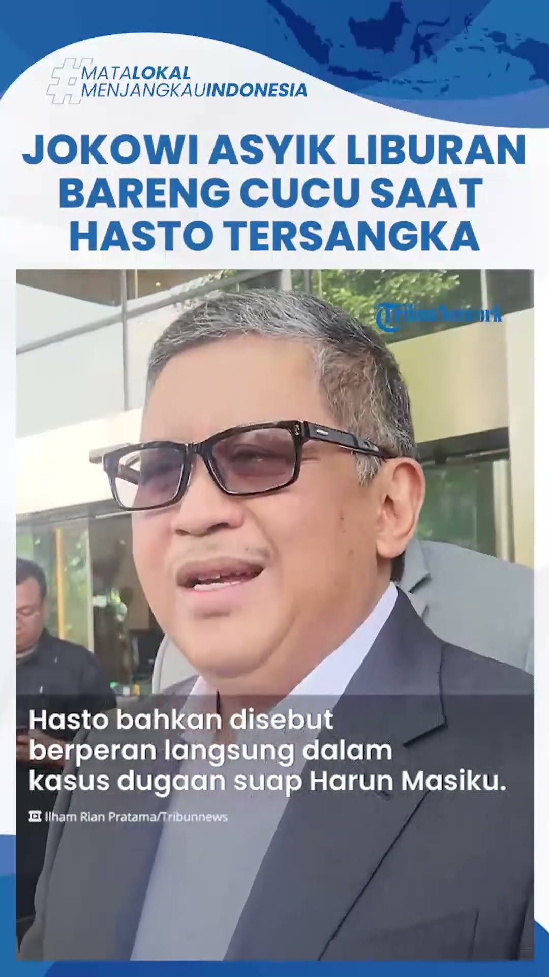 Jokowi Asyik Liburan Bareng Cucu di Tengah Panasnya Kasus Hasto Tersangka Dugaan Suap Harun Masiku