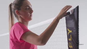 How to set up your badminton net 6M10 Perfly