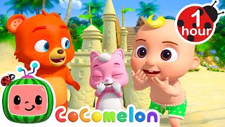 Beach Sand castle song | CoComelon Animal Time - Learning with Animals Nursery Rhymes