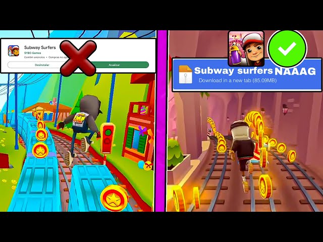 como ter o subway surfers do naaag 0 delay #subwaysurfers