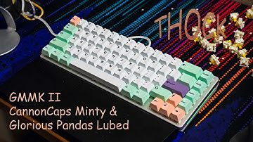 Glorious GMMK 2 Upgrade | CannonCaps Minty Keycaps | Glorious Pandas Lubed | Smoothest keycaps ever!