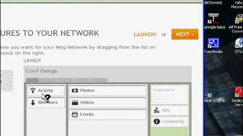 How to Make a WebSite with "Ning"