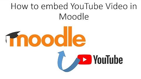 How to Embed YouTube Video in Moodle?
